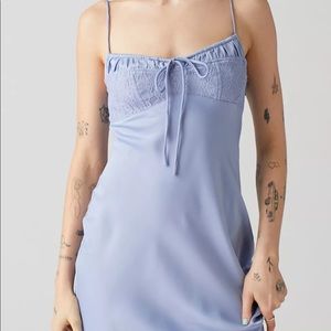 Urban Outfitters Perrie Lace-Inset Slip Dress